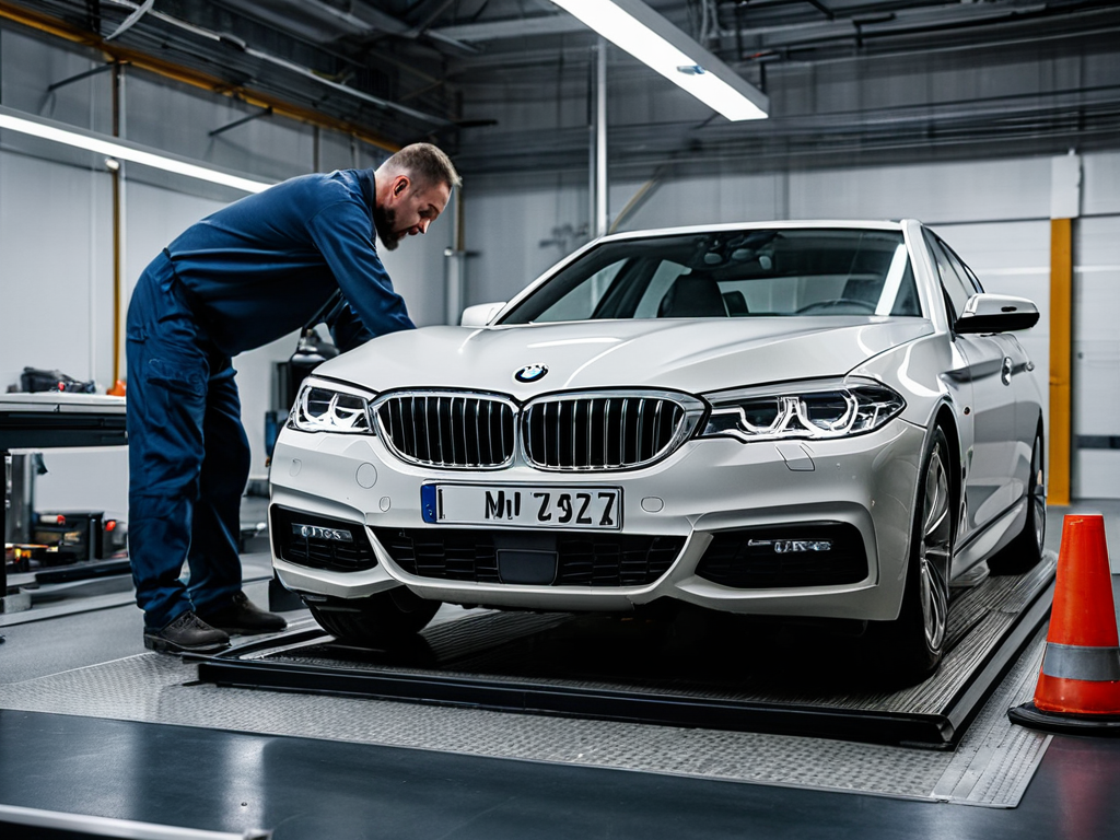 Motordiagnose und Reparatur für einen BMW 5er
